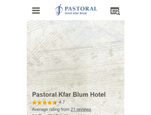 Tablet Screenshot of pastoral-hotel.com